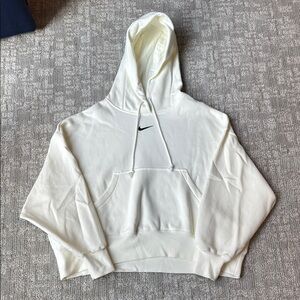 Nike Women's Cream Hoodie Sweater